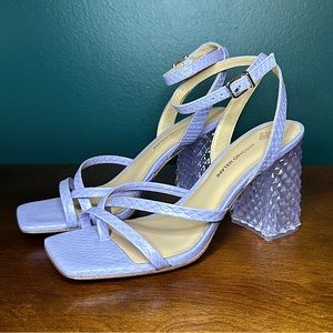 Antonio Melani | Katona Clear Block Heel | 8.5